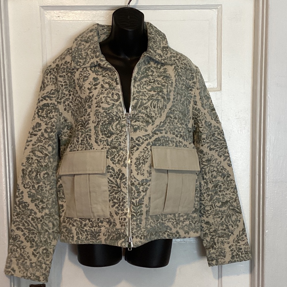 Patterned Zip-Up Jacket - image 1